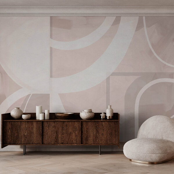 Forme astratte in tenui colori pastello Forme astratte in tenui colori pastello