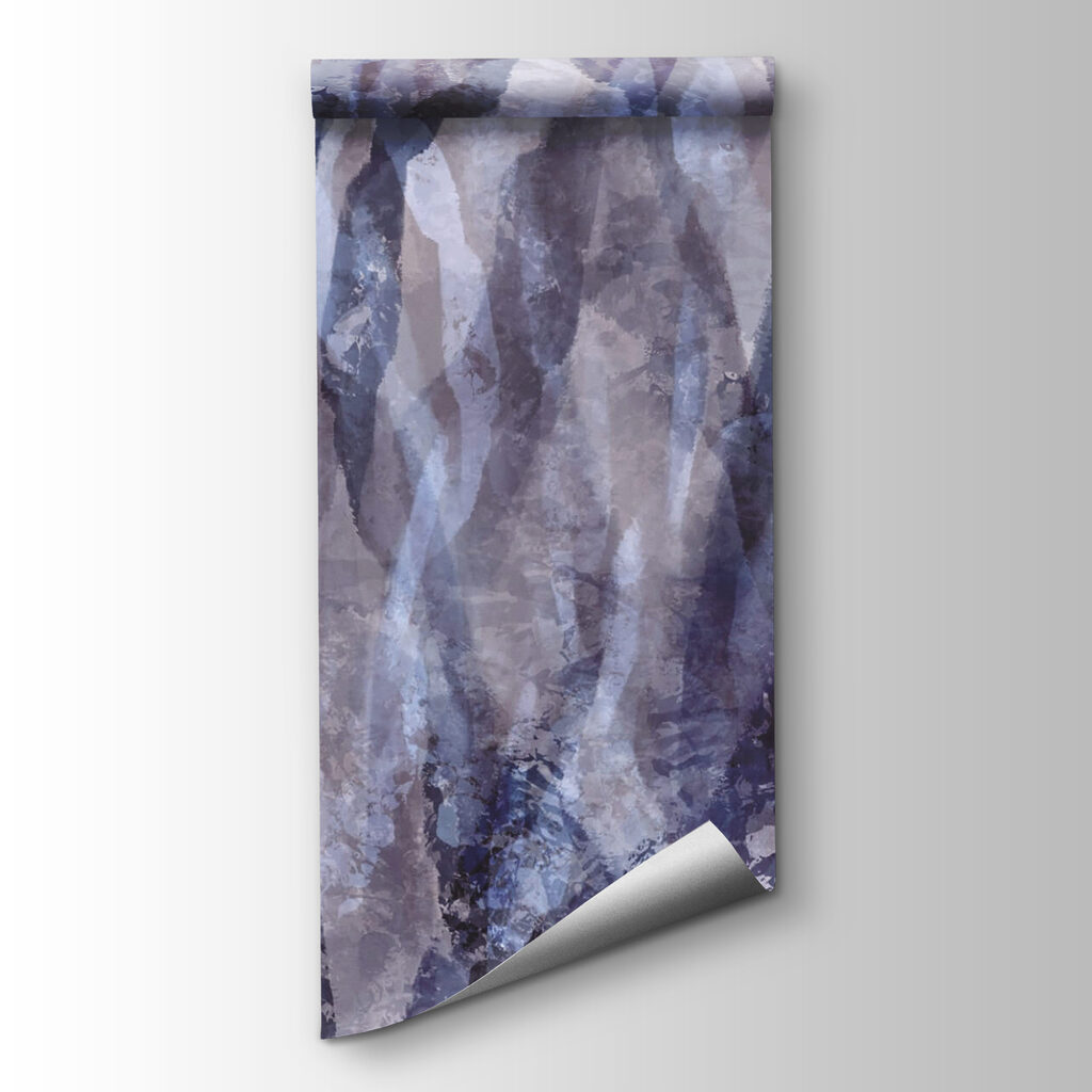 Swirling waves of soft color hues