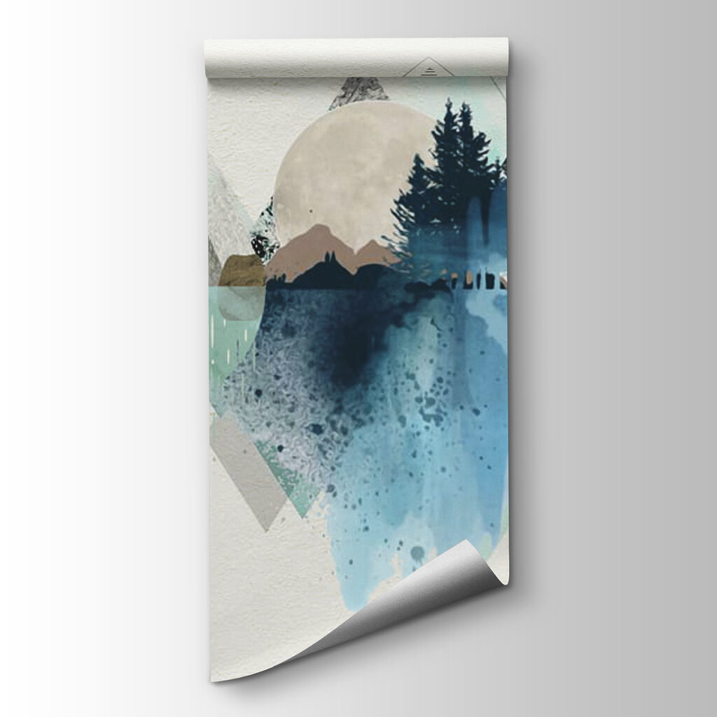 Water and trees in a landscape Water and trees in a landscape