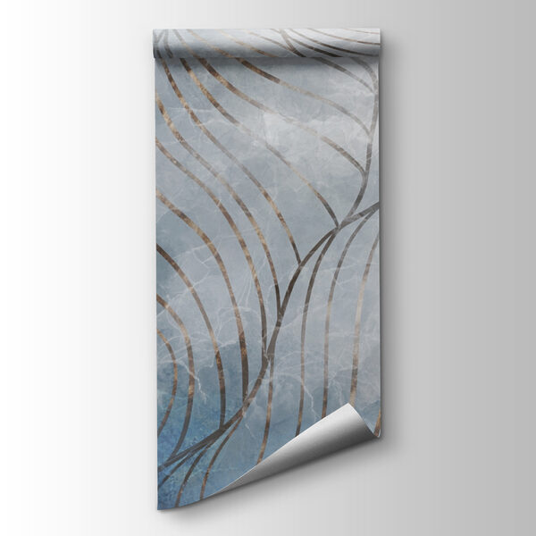 Elegant curves in cool colors Elegant curves in cool colors