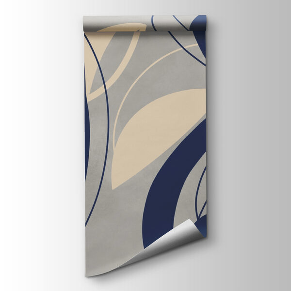 Blue and white swirls on a gray background Blue and white swirls on a gray background