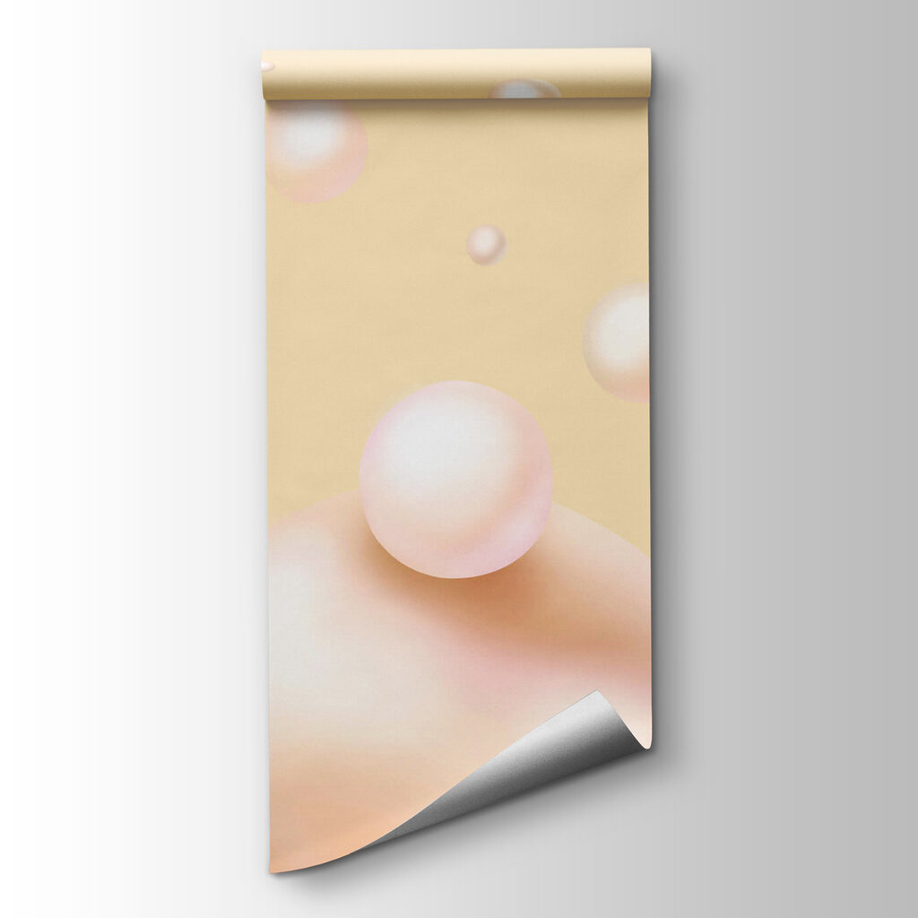 Floating orbs create a dreamlike scene