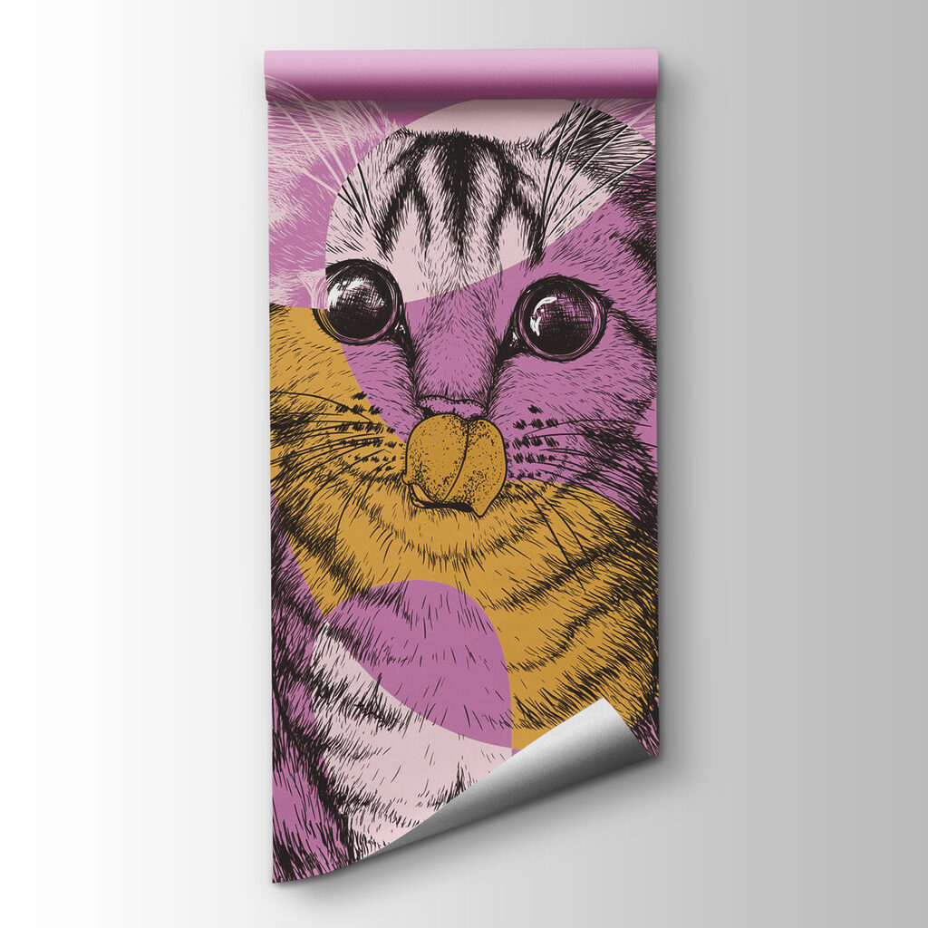 Cat with a mouse nose