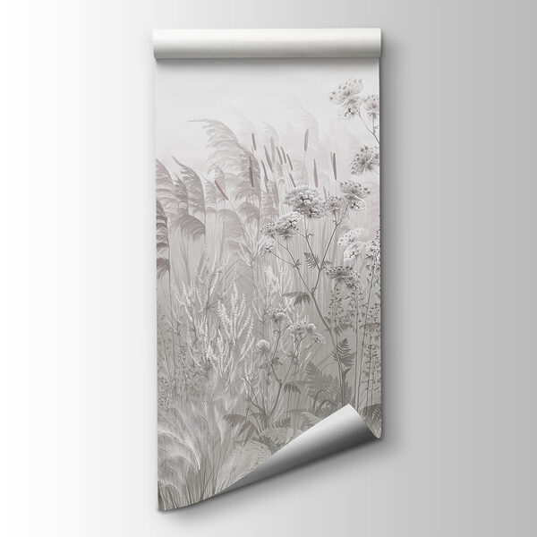 Field of grass and flowers