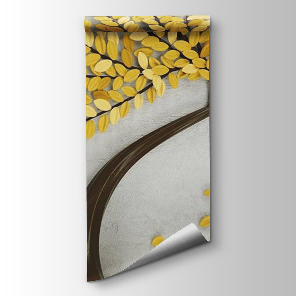 Tree with yellow leaves