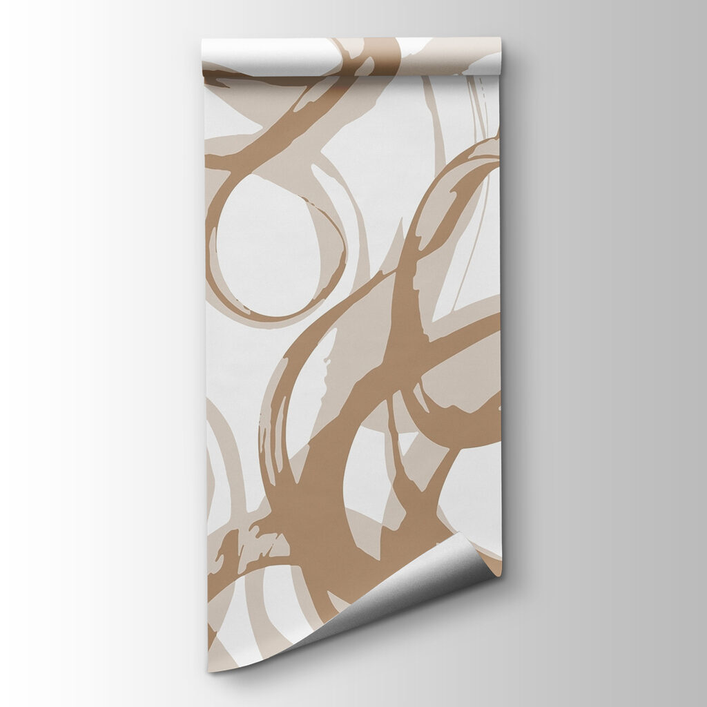 White and brown swirls White and brown swirls