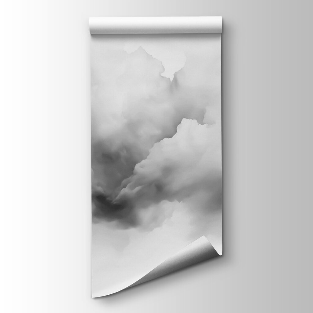 Black and white cloud