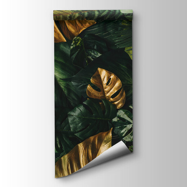 Lush leaves with metallic hues Lush leaves with metallic hues