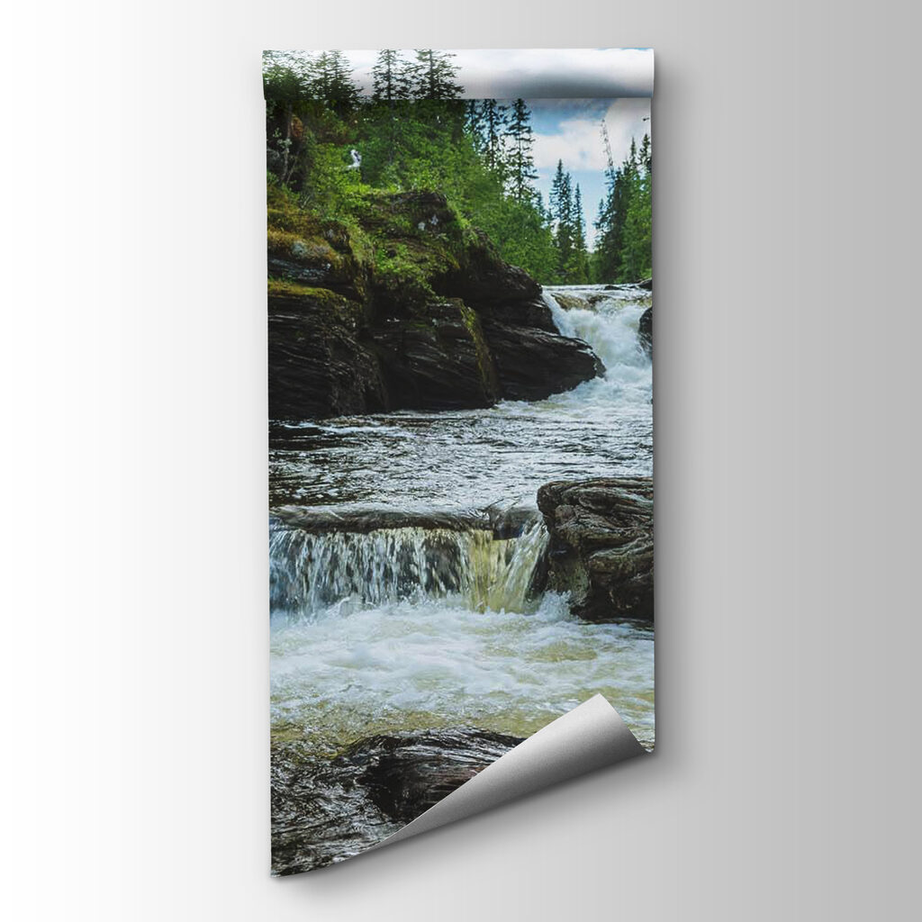 River with rocks and trees