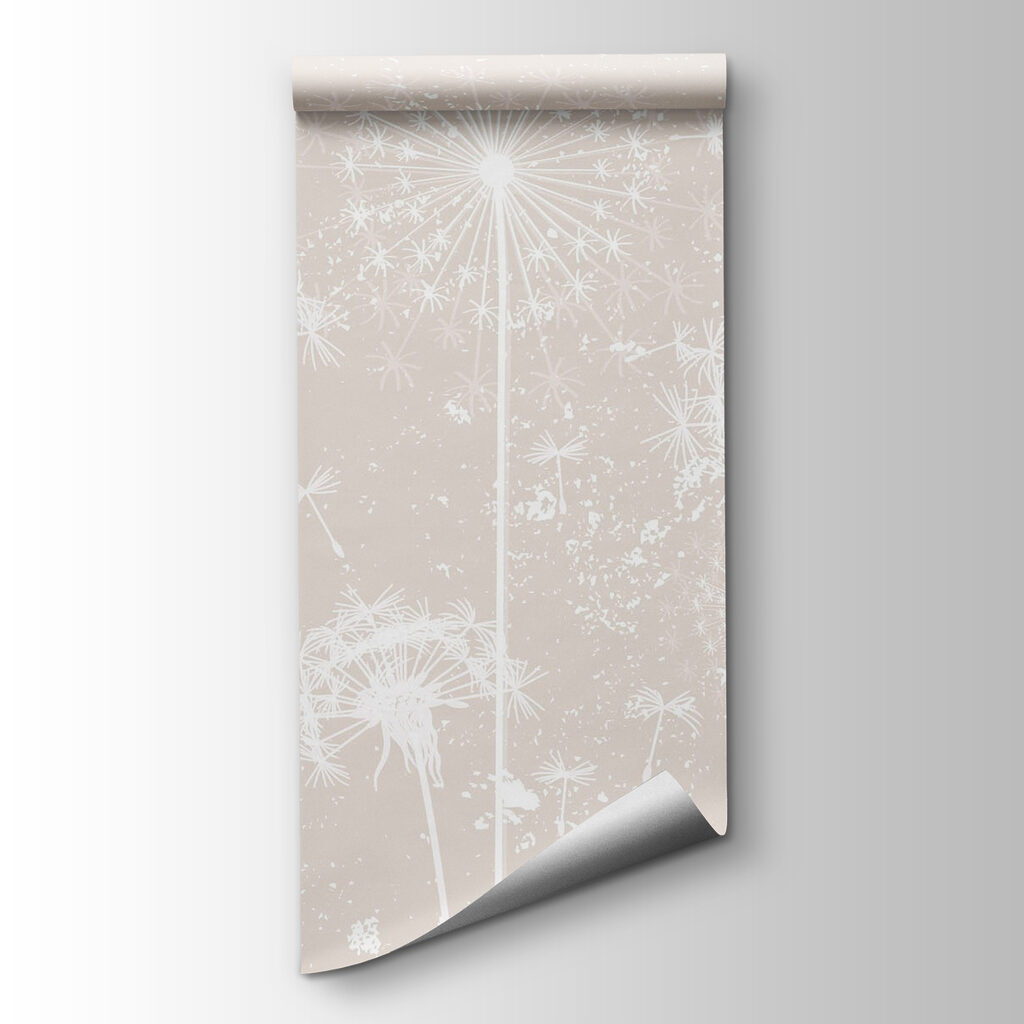 White dandelion flowers White dandelion flowers