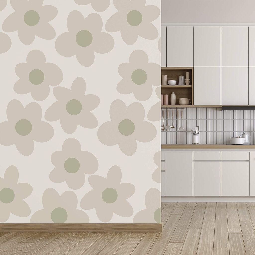 Motivo floreale su sfondo bianco Motivo floreale su sfondo bianco