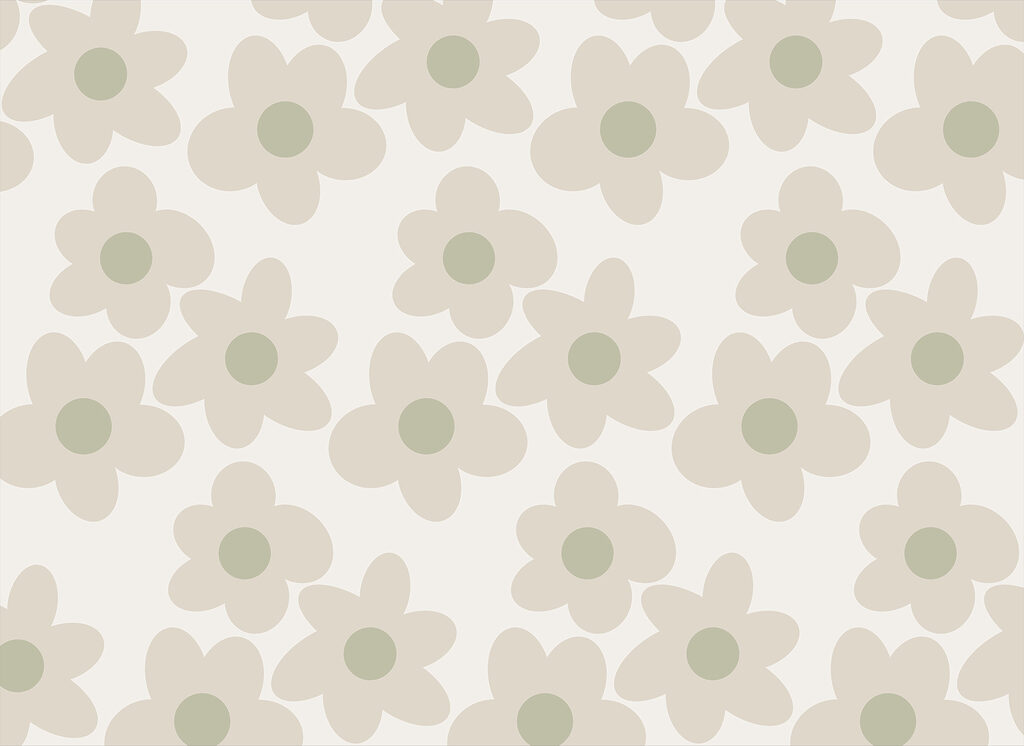 Pattern of flowers on a white background Pattern of flowers on a white background