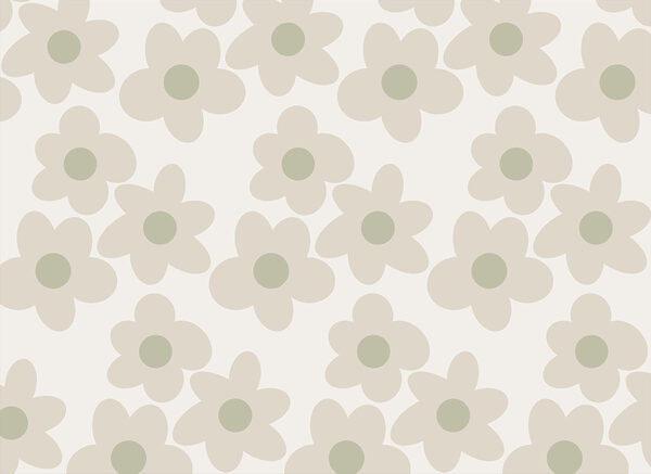 Pattern of flowers on a white background Pattern of flowers on a white background
