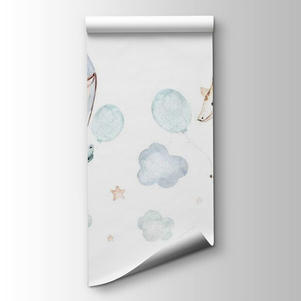 Couple of animals in hot air balloons