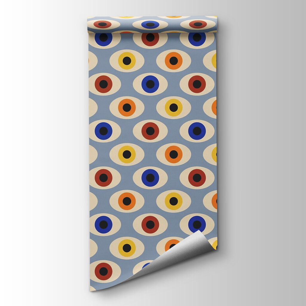 Pattern of colorful eyes Pattern of colorful eyes
