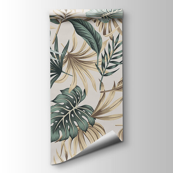 Pattern of leaves on a white background Pattern of leaves on a white background