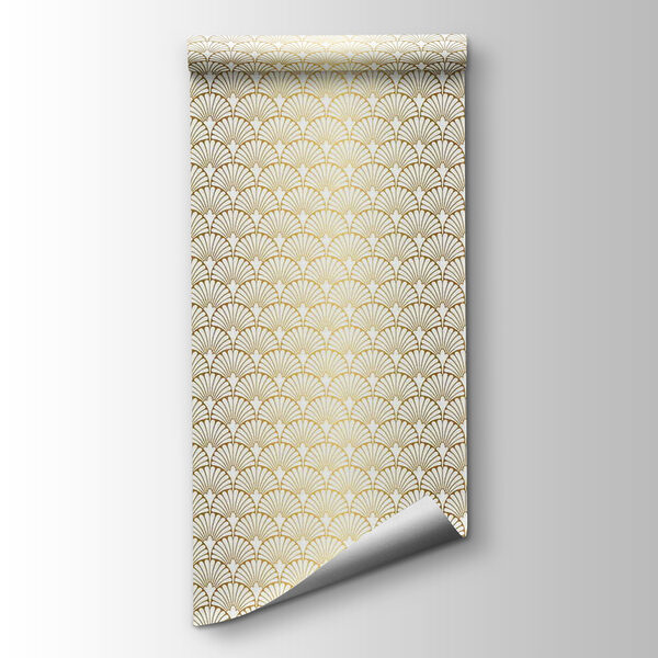 Elegant pattern in warm yellow tones