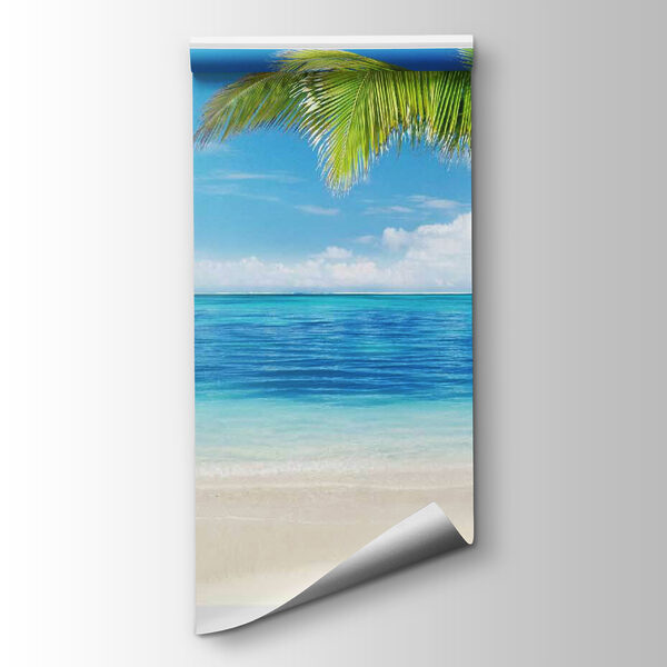 Door open to a beach