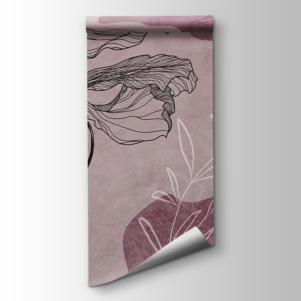 A drawing of a flower A drawing of a flower