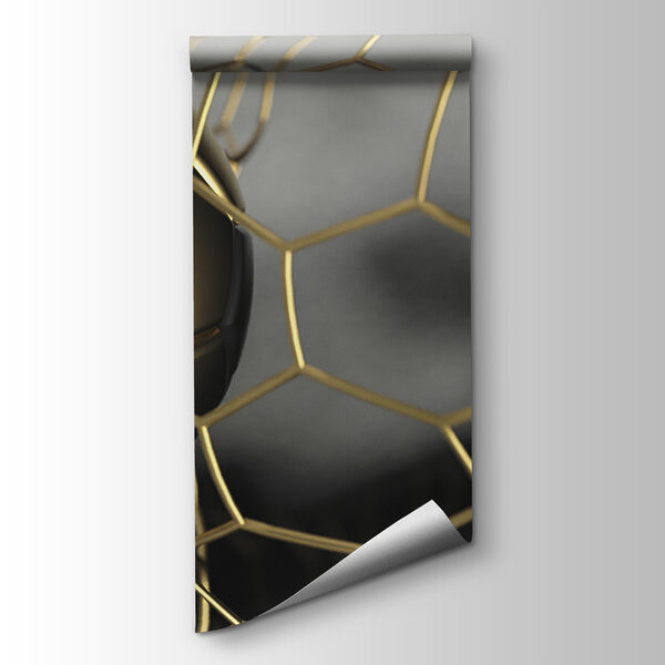 Football ball in a net Football ball in a net