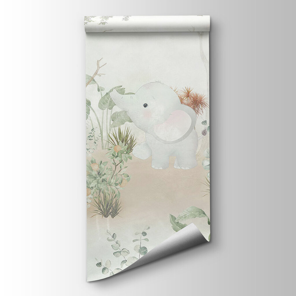 Wallpaper with animals in the forest Wallpaper with animals in the forest