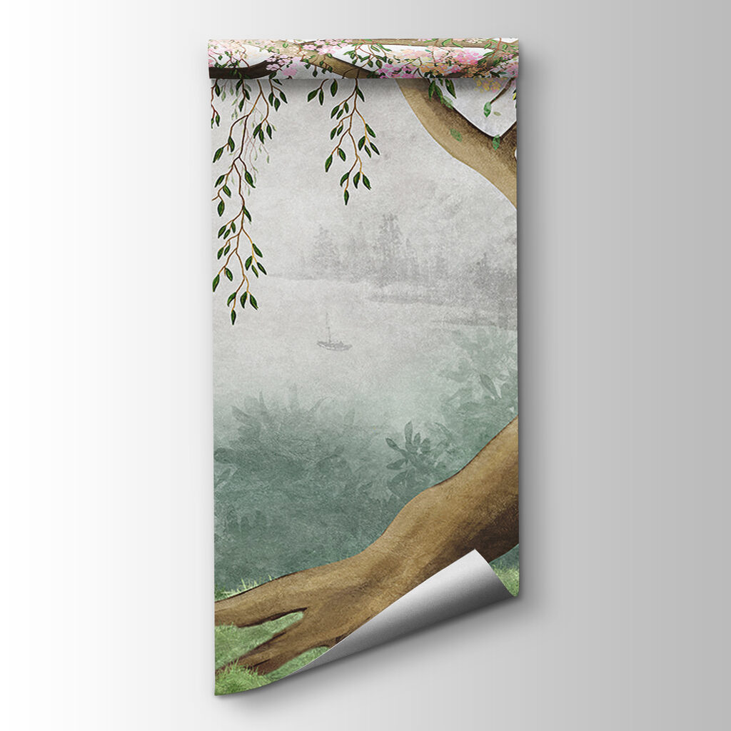 Tree with pink flowers