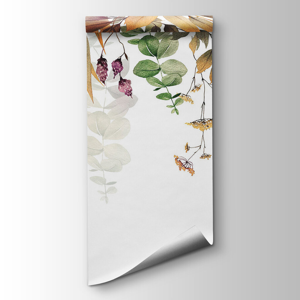 Botanical elegance on a white background