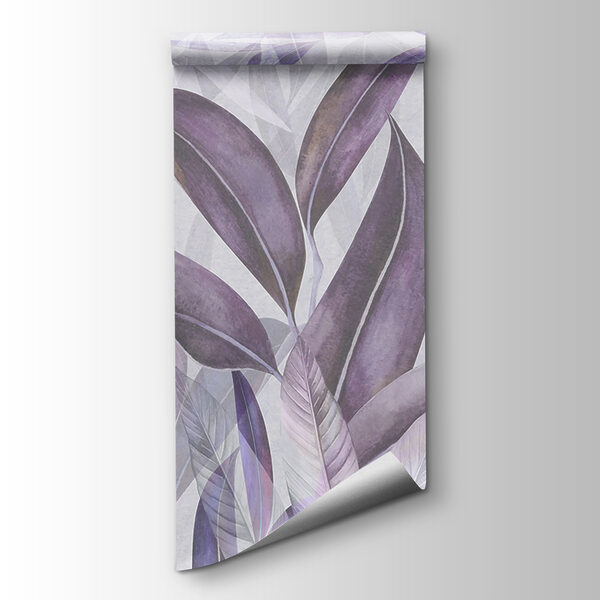 Delicate leaves in soft hues
