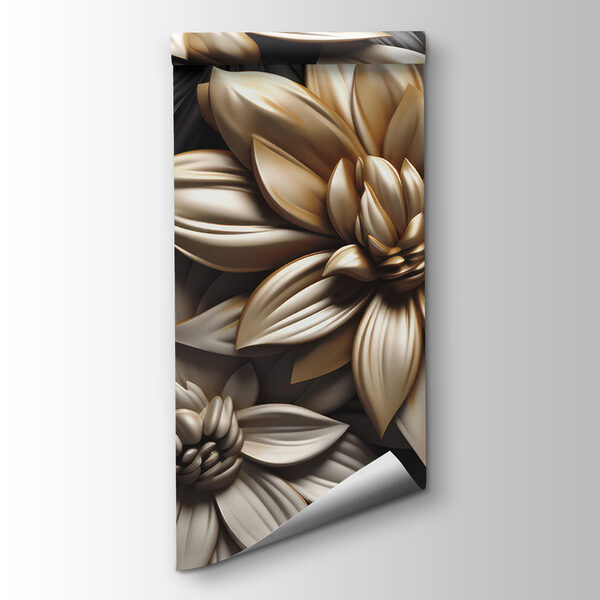 Elegant floral design on dark background