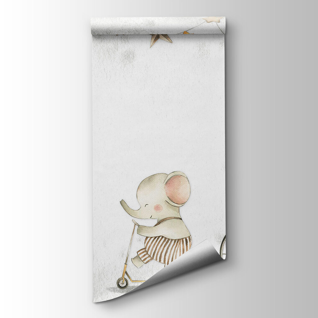 Group of animals riding a bicycle Group of animals riding a bicycle