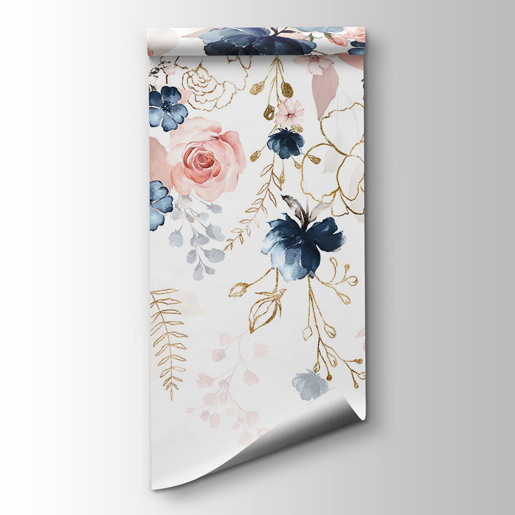 Delicate floral arrangement in pastel hues