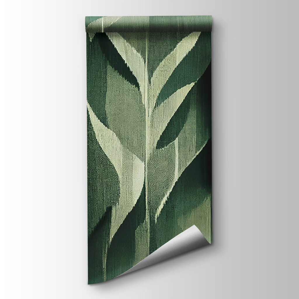 Intricate leaves in soothing green hues Intricate leaves in soothing green hues