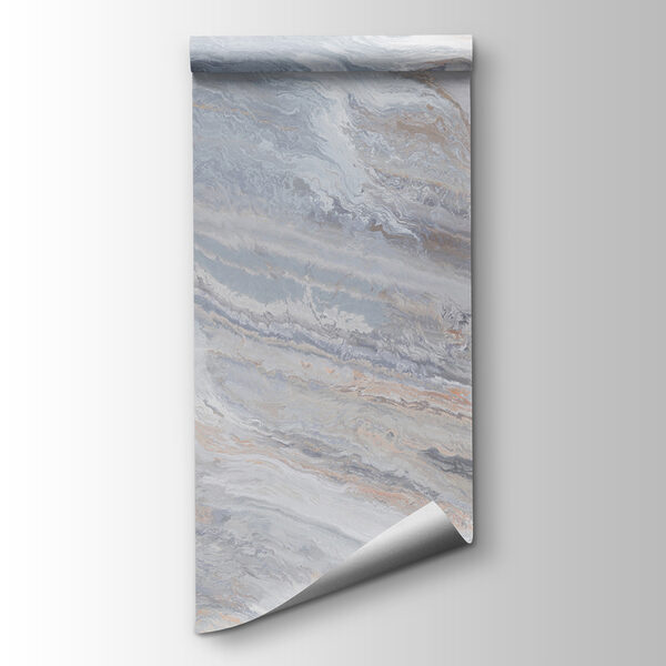 Abstract waves in soft colors