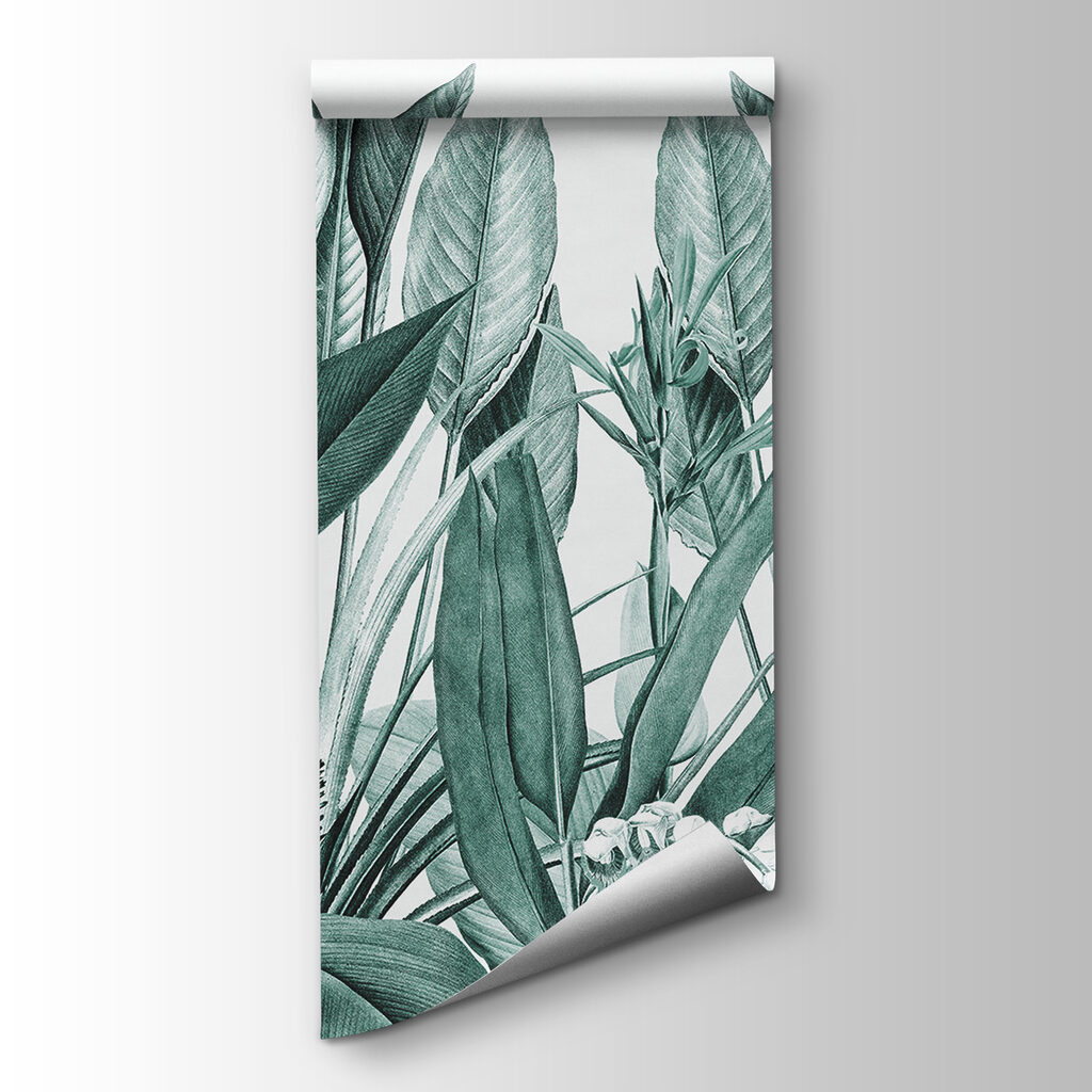 Tropical foliage in harmonious greens Tropical foliage in harmonious greens