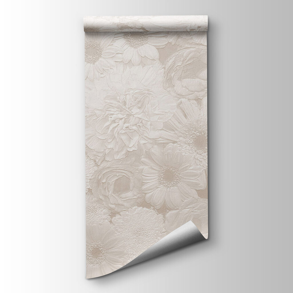 White flower pattern White flower pattern