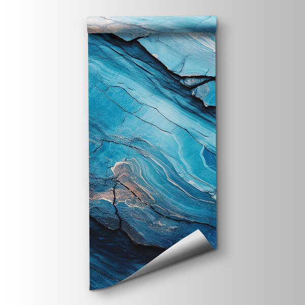 Abstract blue rock formations and textures Abstract blue rock formations and textures