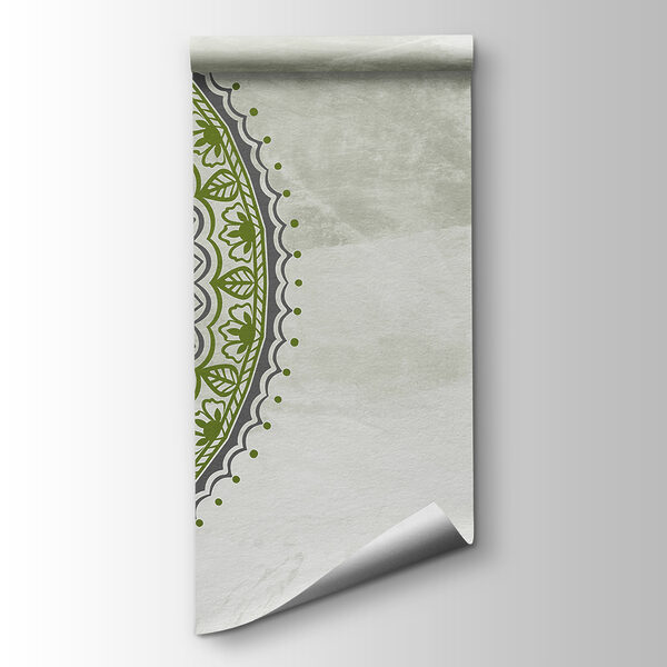 A circular pattern on a white surface A circular pattern on a white surface