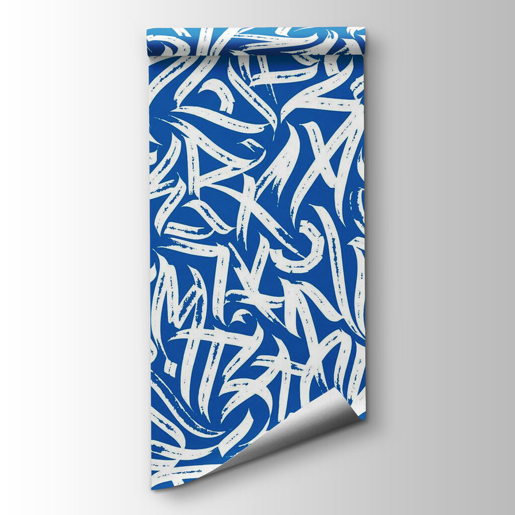 Blue and white pattern Blue and white pattern