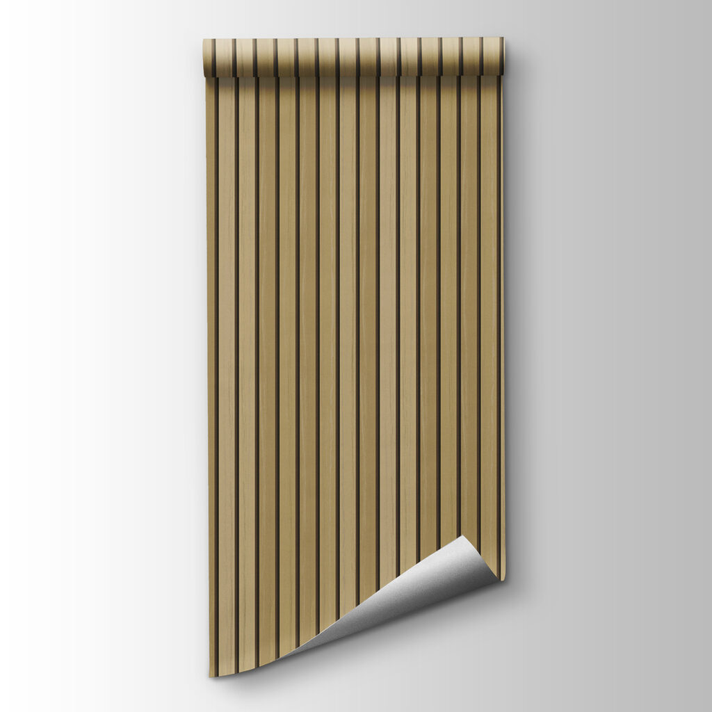 A close up of a wood panel