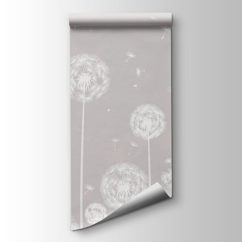 A white dandelions flying in the air A white dandelions flying in the air