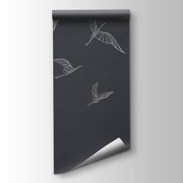 A group of birds flying A group of birds flying
