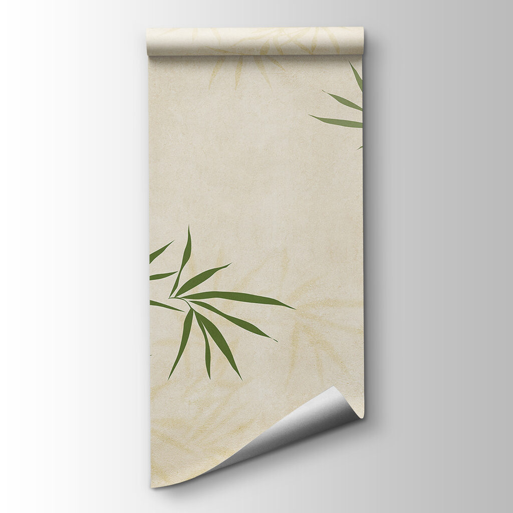 A green leaves on a white background A green leaves on a white background