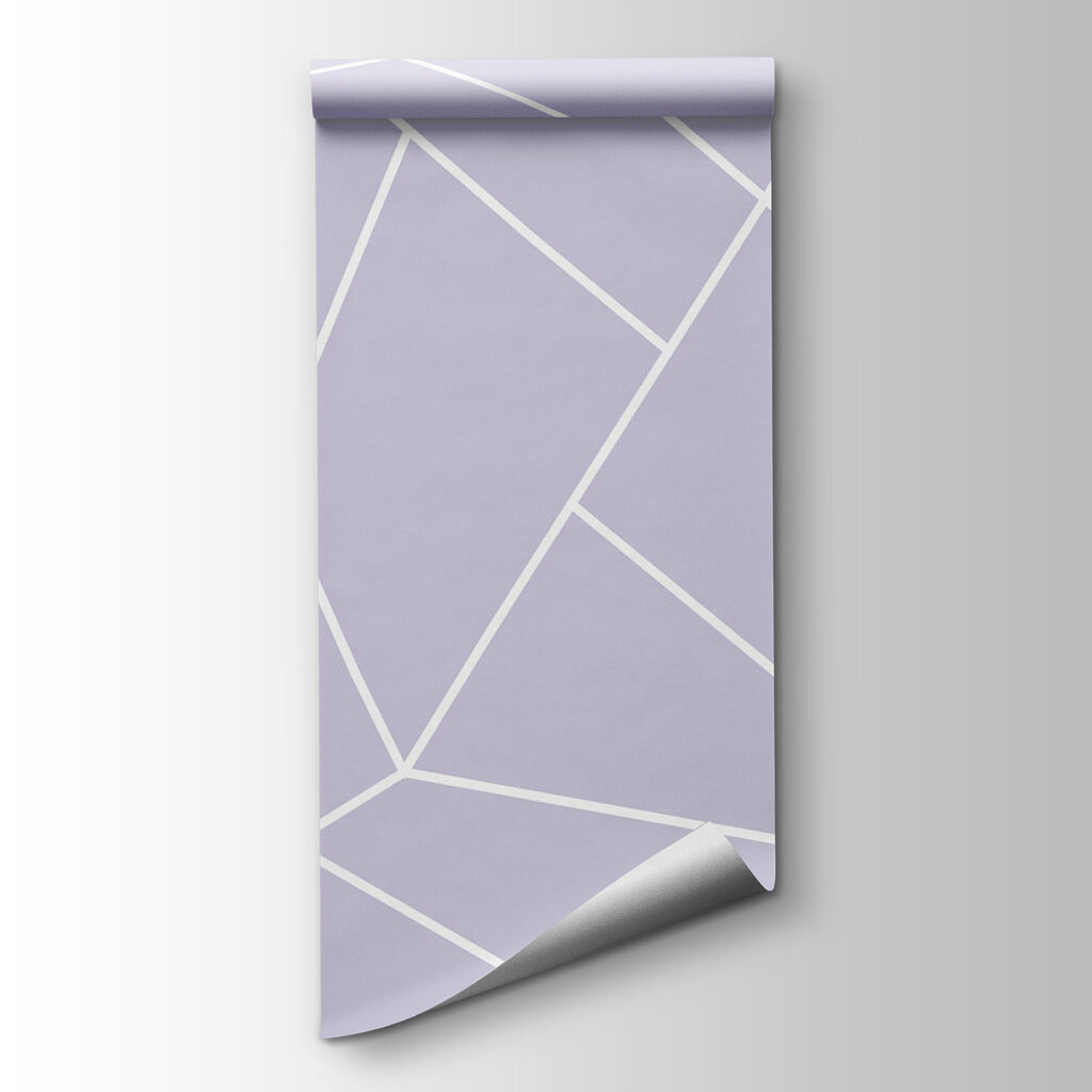 A purple background with white lines A purple background with white lines