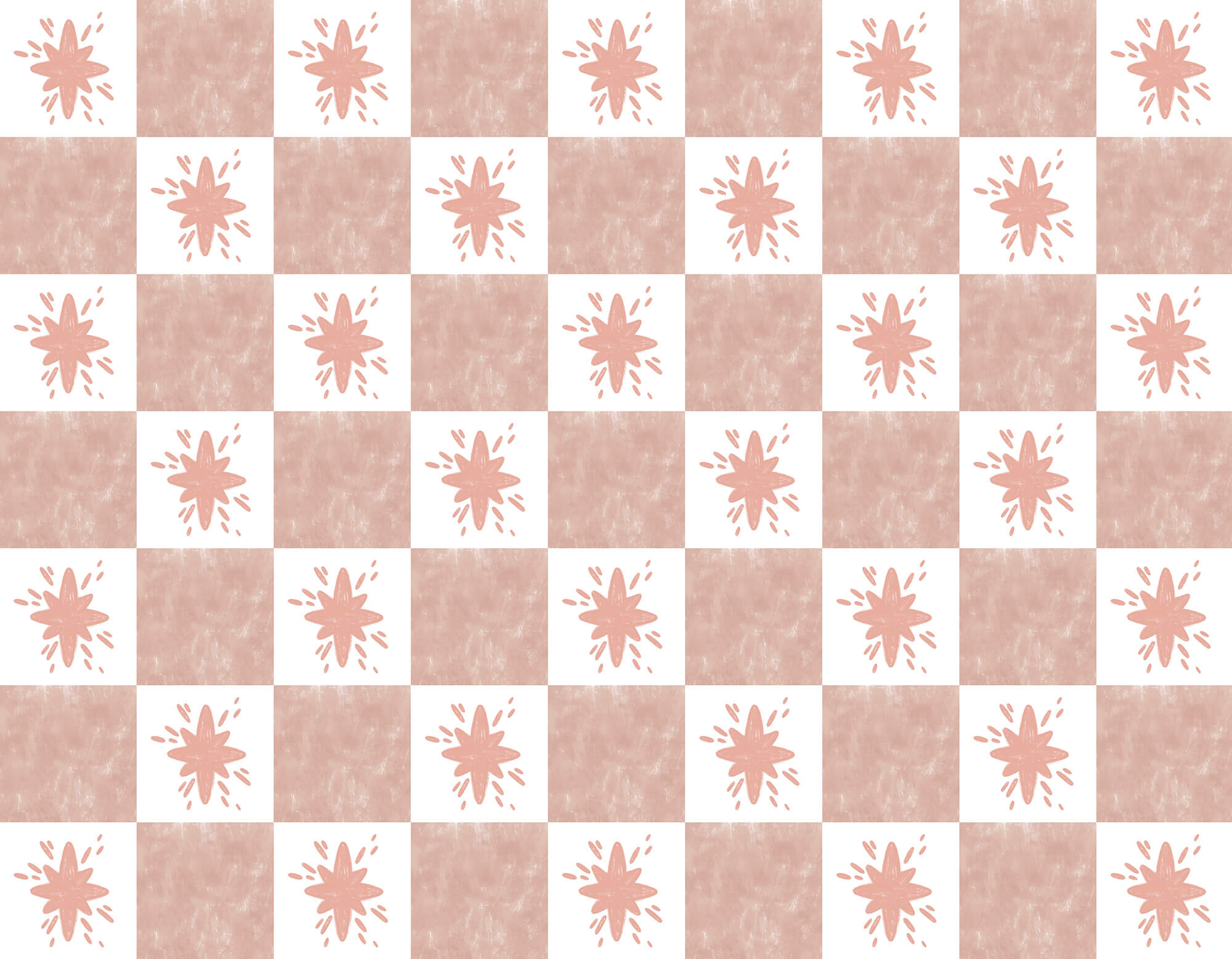Pattern of pink squares with white squares Pattern of pink squares with white squares