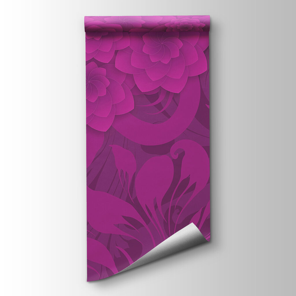 Purple and pink floral background