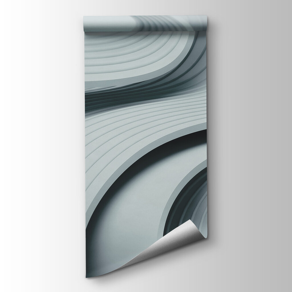 White and grey wavy lines White and grey wavy lines