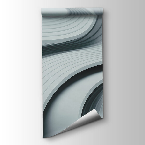 White and grey wavy lines White and grey wavy lines