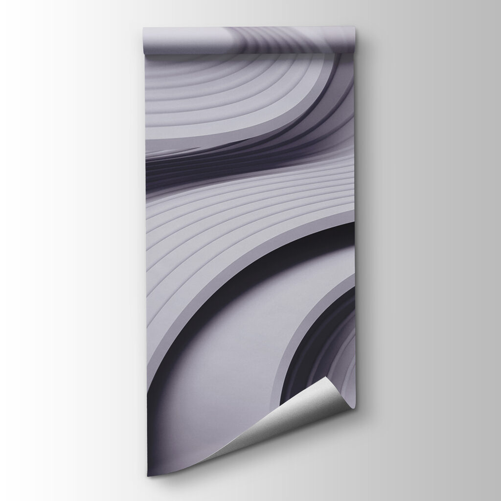 White and grey wavy lines White and grey wavy lines
