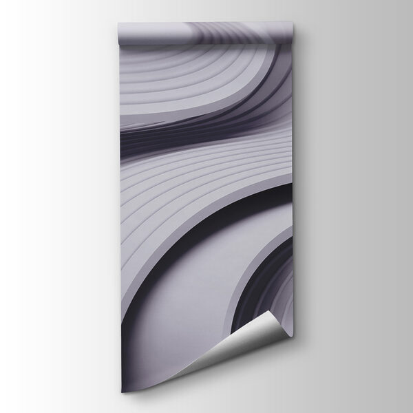 White and grey wavy lines White and grey wavy lines