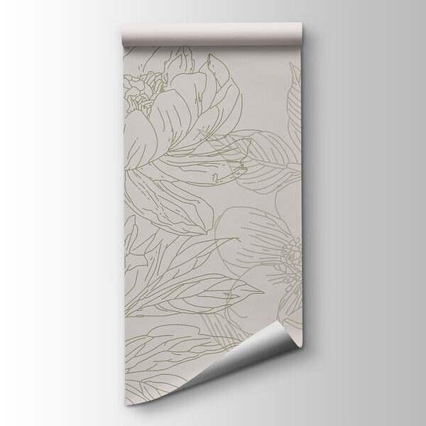 Drawing of flowers and leaves Drawing of flowers and leaves